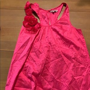 Beautiful pink blouse with rosettes